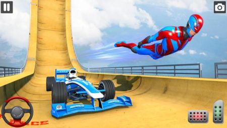 超级英雄方程式赛车特技手游app截图