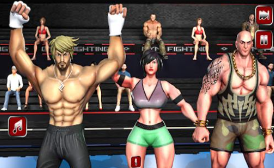 摔跤比赛冠军3D手游app截图