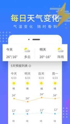 流云气象预报手机软件app截图