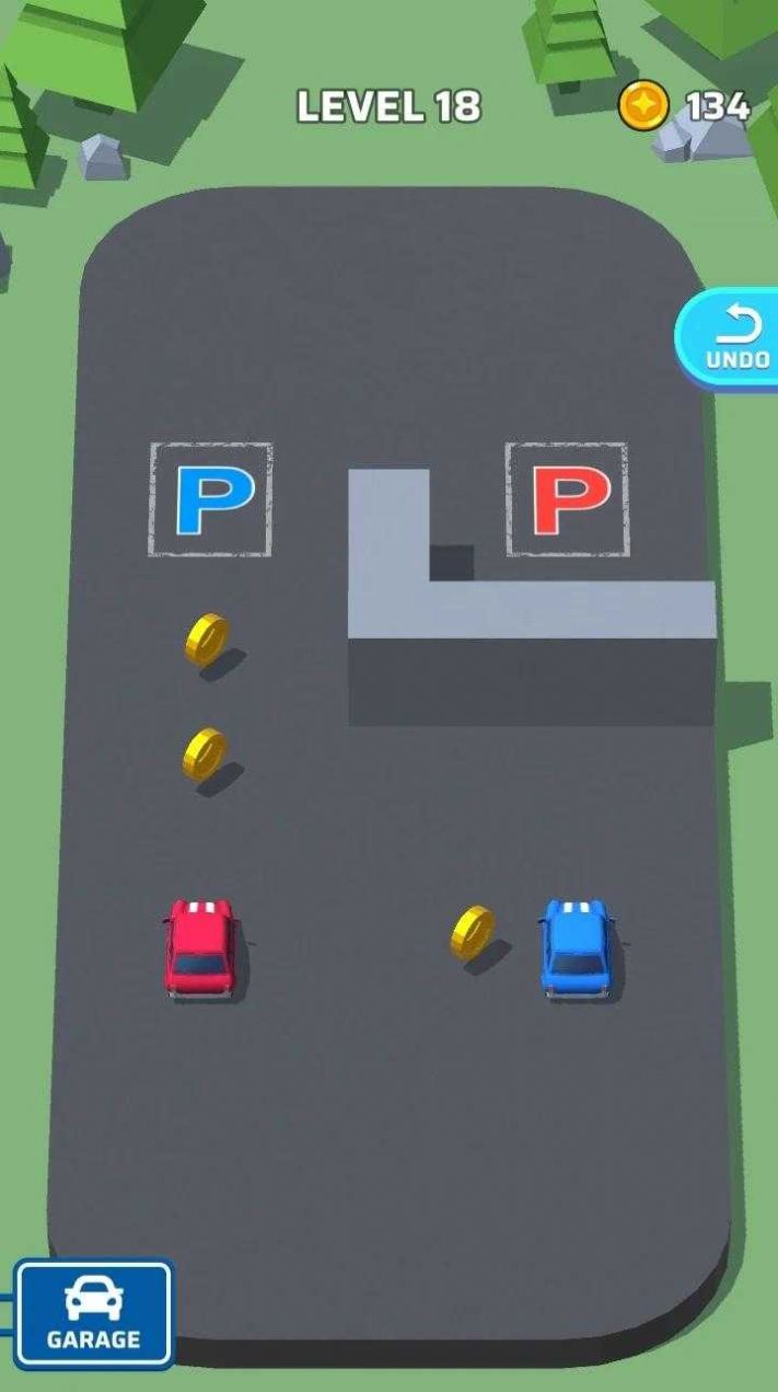 汽车停车场绘制手游app截图