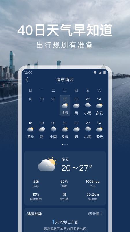 时运天气手机软件app截图