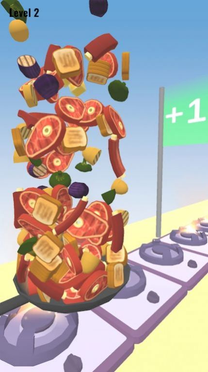 食物翻转3D手游app截图