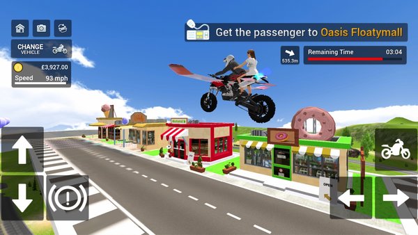 飞行摩托车模拟器手游app截图