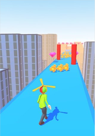 直升机小子跑酷手游app截图