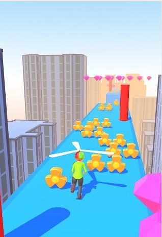 直升机小子跑酷手游app截图
