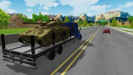 坦克运输车3D手游app截图