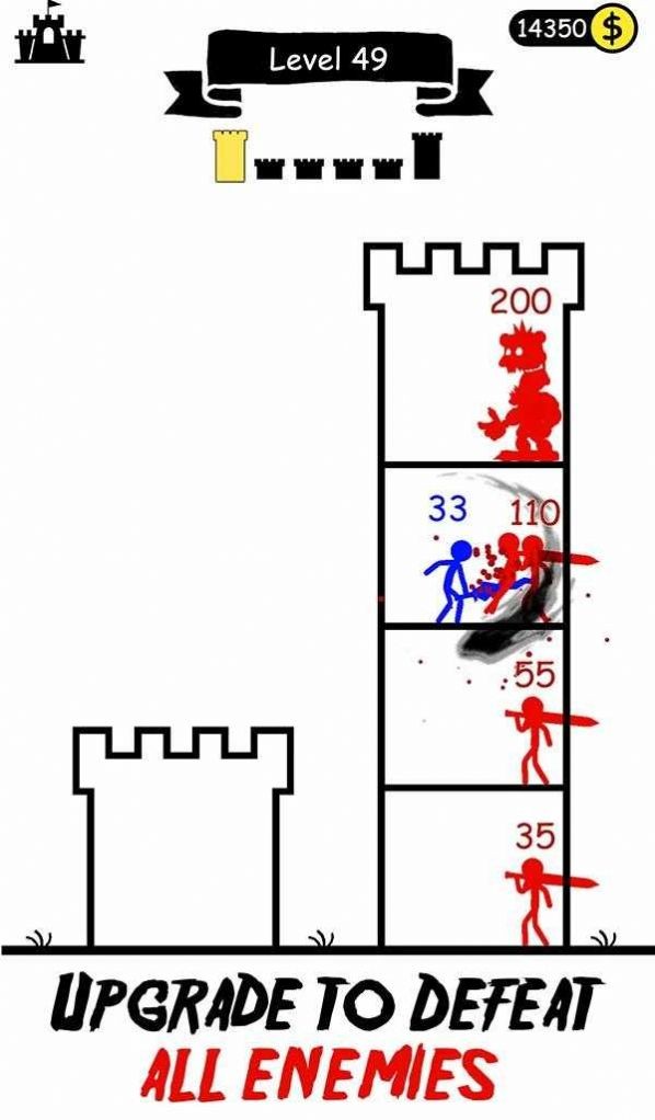 火柴人战争英雄塔防手游app截图