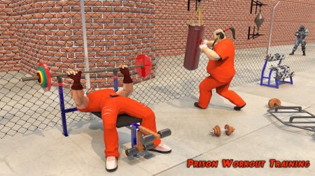 监狱锻炼健身房3D手游app截图