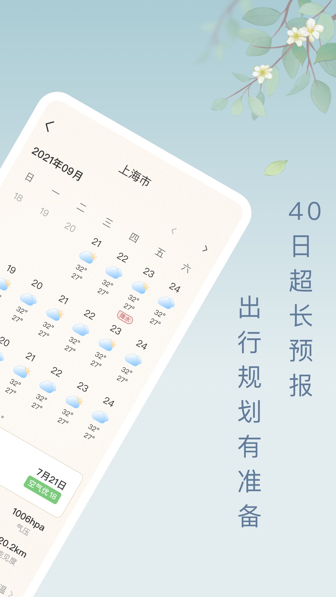 雨日天气手机软件app截图