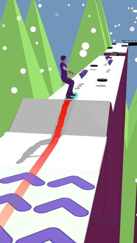 单板滑雪3D手游app截图