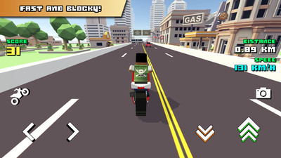 方块摩托骑手手游app截图
