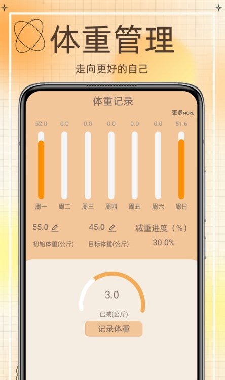 热量减肥食谱手机软件app截图