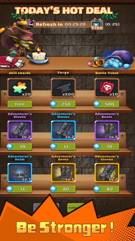 放置探险队手游app截图