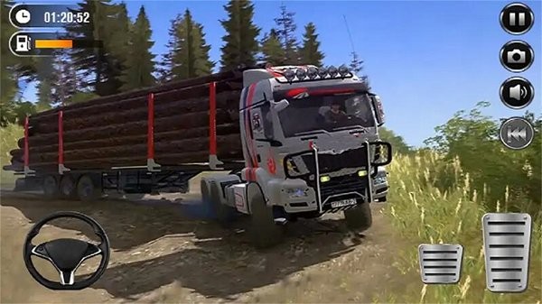 卡车货车登山模拟手游app截图
