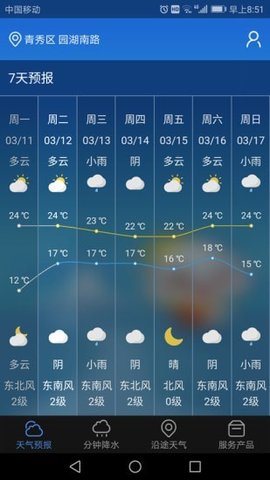 晓天气手机软件app截图