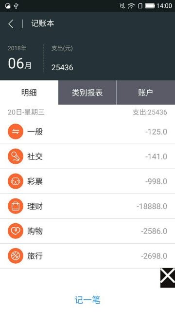 日常明细手机软件app截图