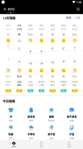 云彩天气手机软件app截图