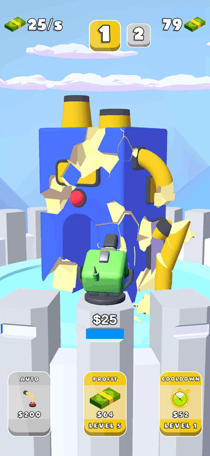 大炮空闲3D手游app截图