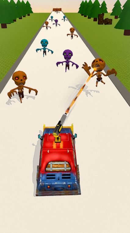 僵尸超级车3D模拟器手游app截图