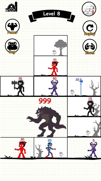 火柴人无尽战斗手游app截图