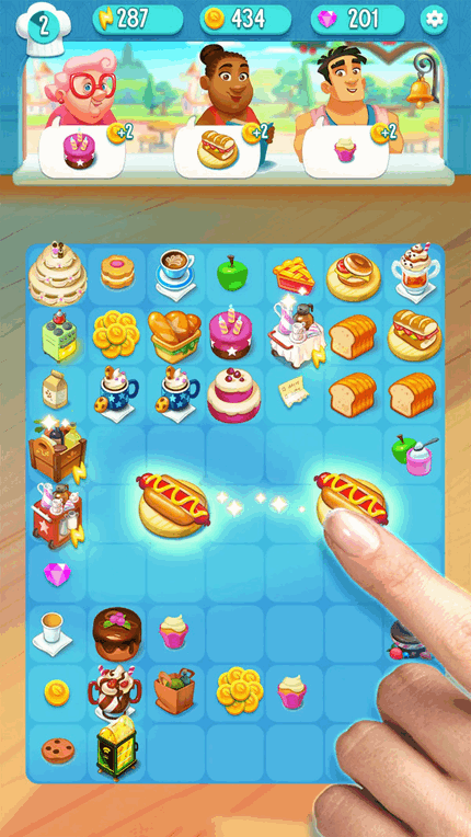 甜点餐厅手游app截图