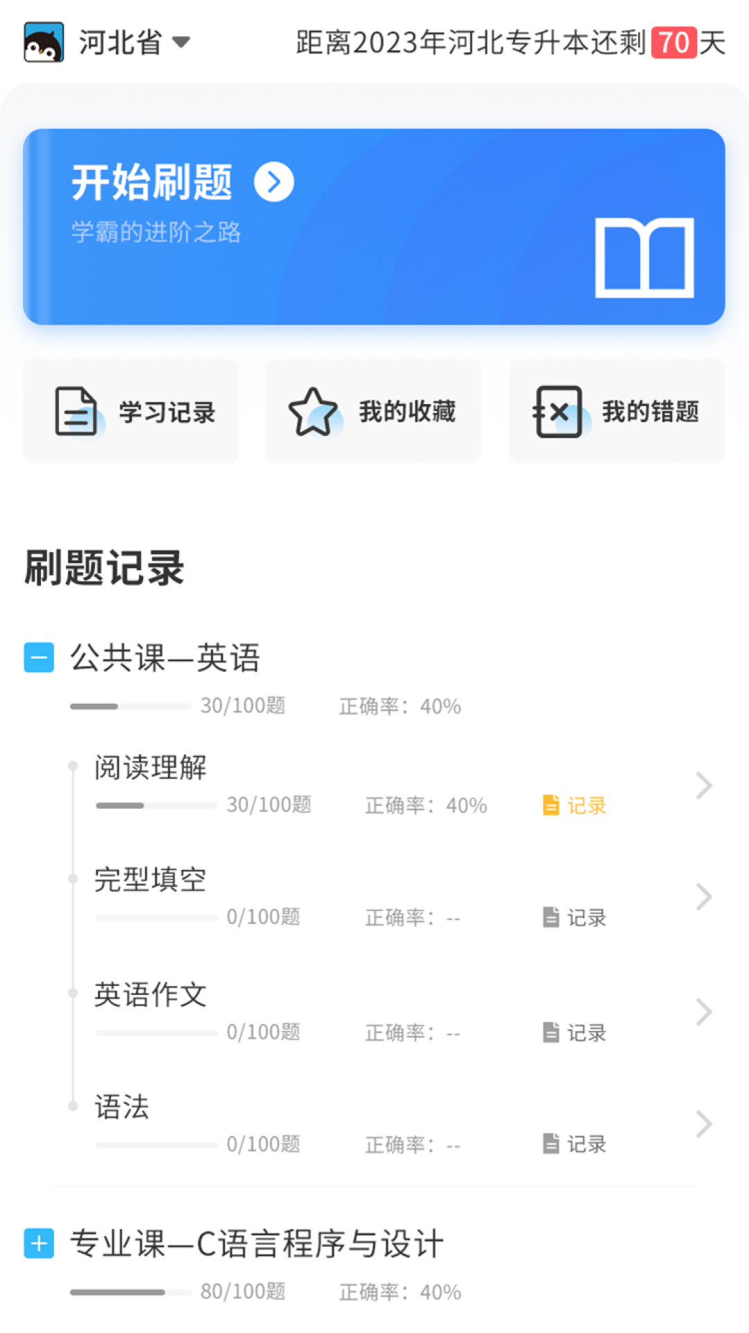 专升本必刷题手机软件app截图