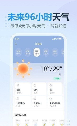 云云天气旧版本手机软件app截图