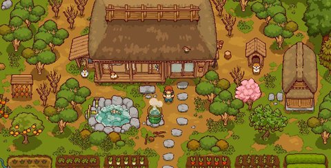 田舍生活像素游戏手游app截图