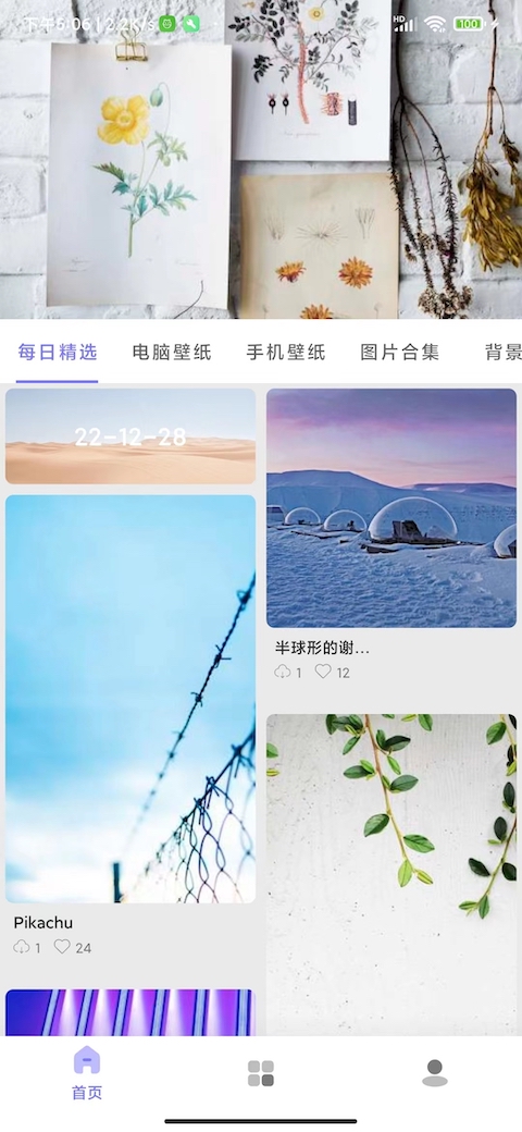 派派壁纸app免费版下载手机软件app截图