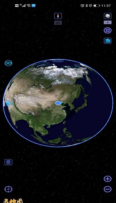 奥维3D卫星互动地图手机软件app截图