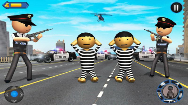 火柴人警察追捕手游app截图