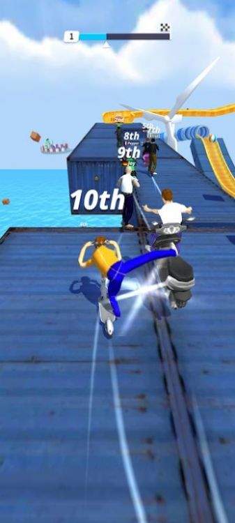 滑板疾驰(Scoot Rush)手游app截图