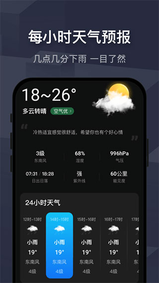 遇上天气手机软件app截图