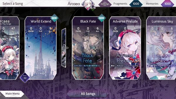 arcaea下载最新版本手游app截图