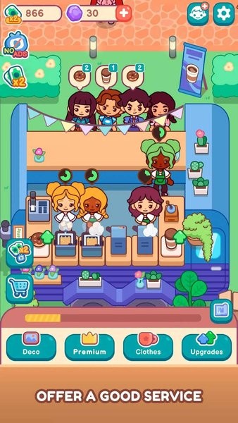 我的甜蜜咖啡店新版下载手游app截图