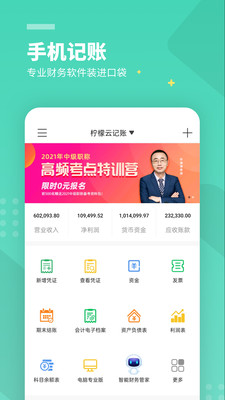 柠檬云财务手机软件app截图