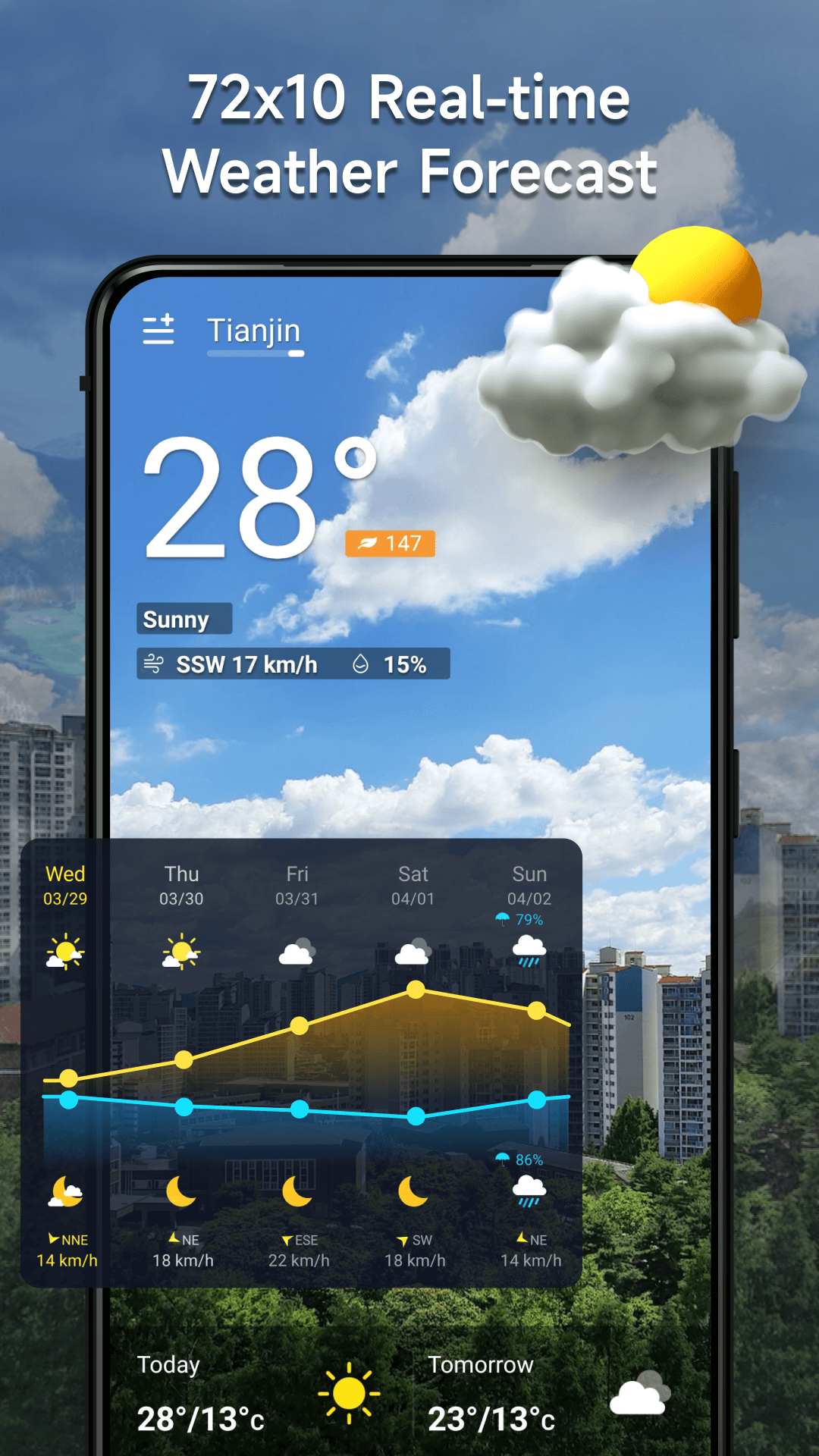 365桌面天气手机软件app截图