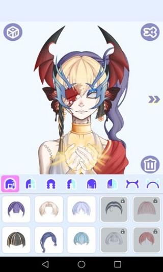 怪物女孩换装免费版下载手游app截图