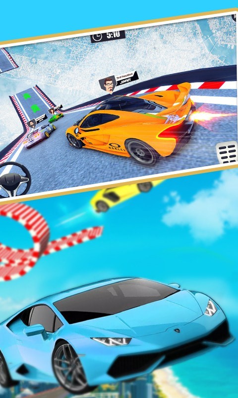 特技赛车手3D手游app截图