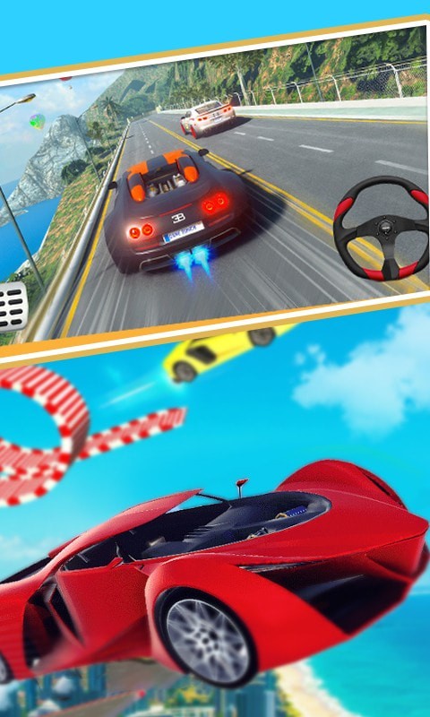 特技赛车手3D手游app截图