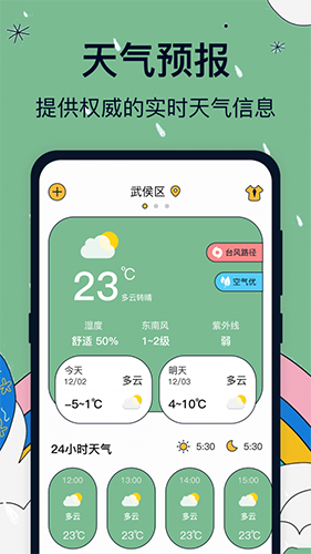 实时天气卫星云图免费版手机软件app截图