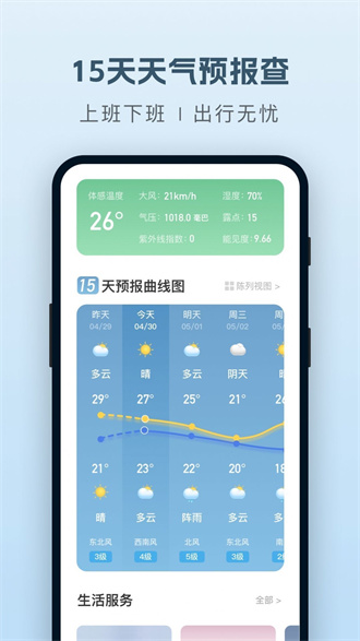 纯净天气预报最新版下载手机软件app截图