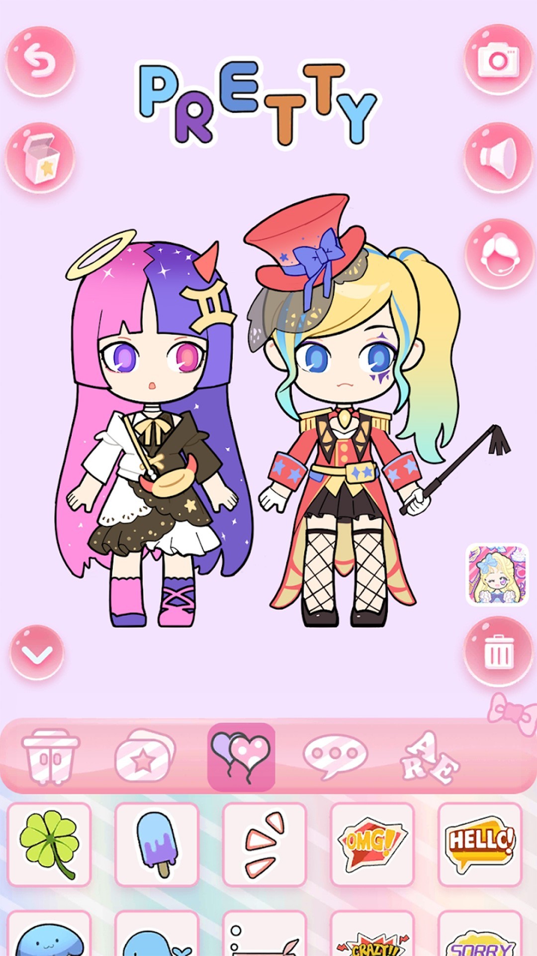 芭比公主发型装扮手游app截图