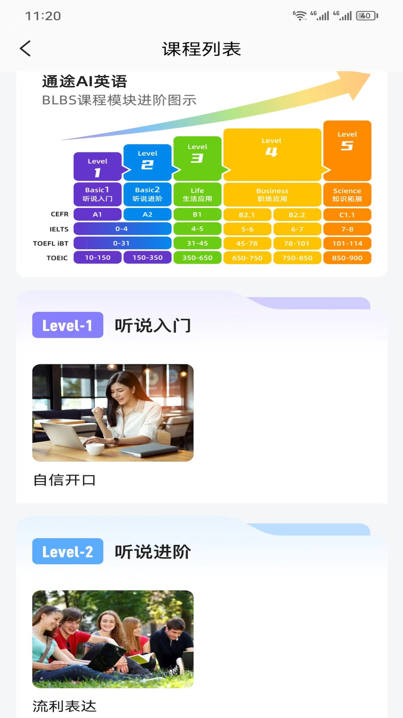 通途英语手机软件app截图
