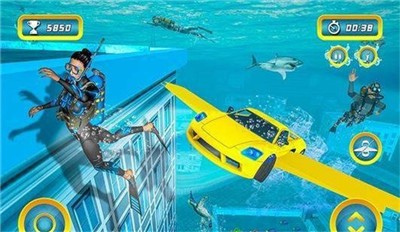 水下城市飞车手游app截图