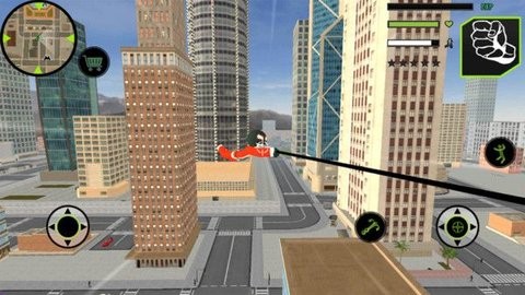 圣诞老人火柴人绳索英雄手游app截图