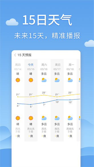 清新天气预报app官方版手机软件app截图