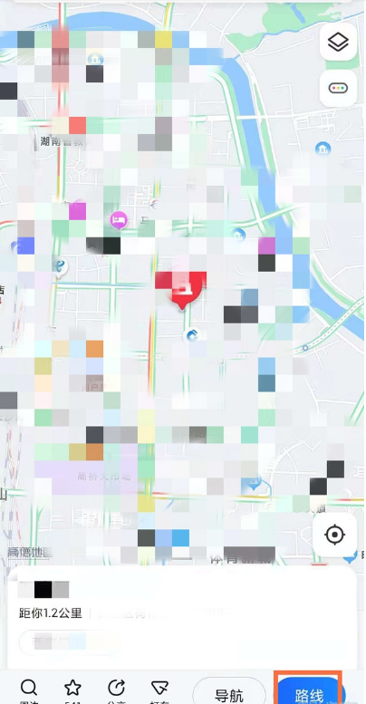 《高德地图》指南针查看方法