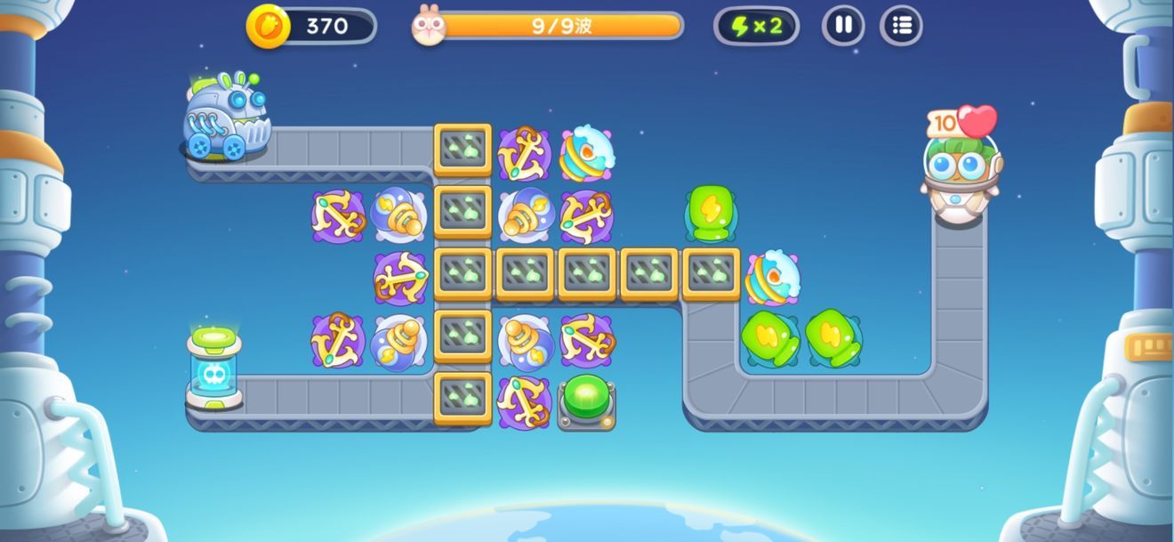 《保卫萝卜4》太空穿越第三十一关通关攻略
