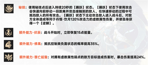 《崩坏星穹铁道》丹恒饮月怎么培养？